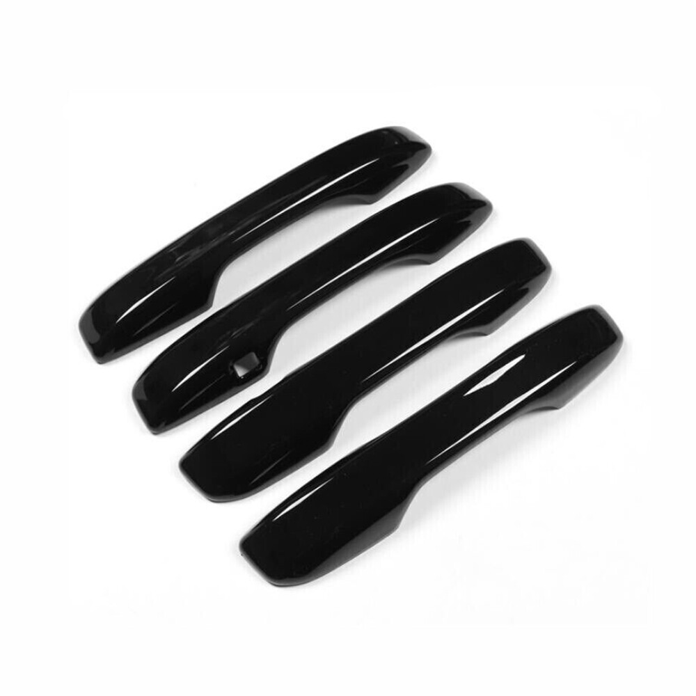 4X Gloss Black Side Door Handle molding Trim Cover For Honda CRV CRV