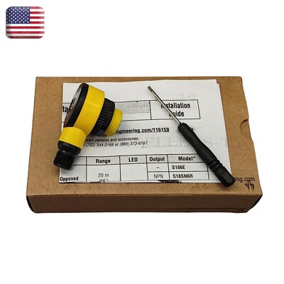New in Box T18SP6DQ Photoelectric Switch Sensor PNP For BANNER 500mm 10-30VDC