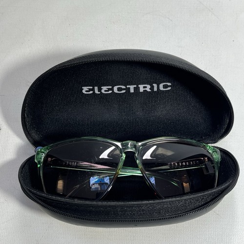 Gafas de sol eléctricas Encelia verde menta marrón marcos desvanecidos lentes marrones con estuche - Imagen 10 de 10