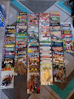 Large Comic Book Bundle Superboy Run Titans
