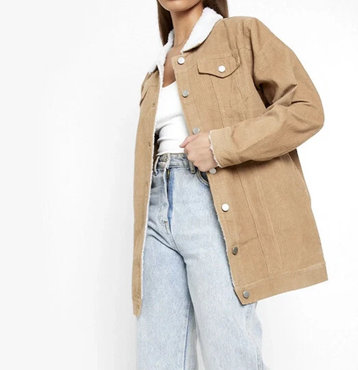 Boohoo shop corduroy jacket