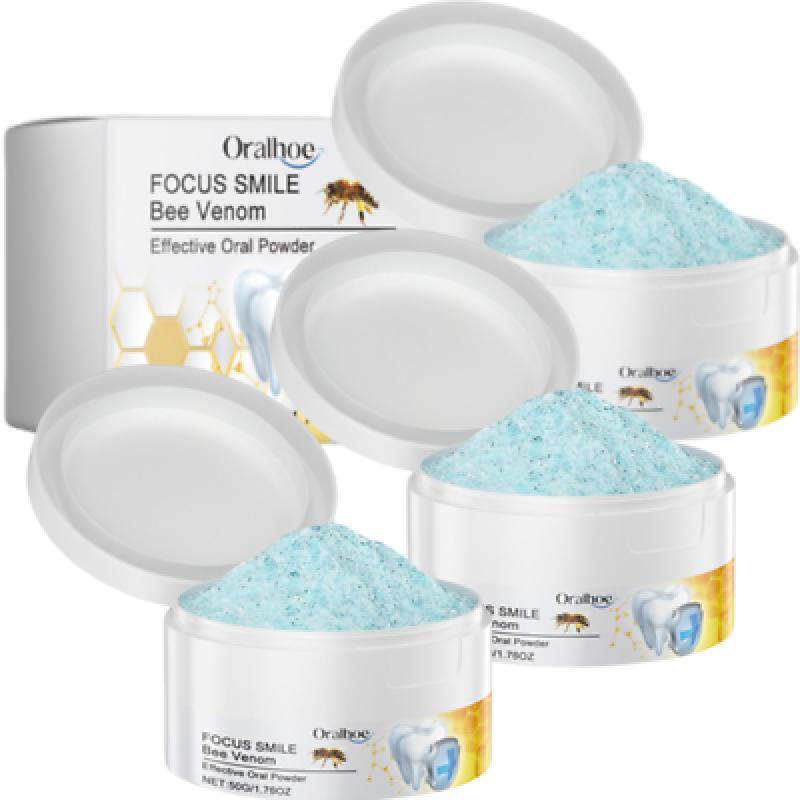 Bee Treatment Oral Powder, Bee Venom Tooth Powder, Natural Tooth Powder