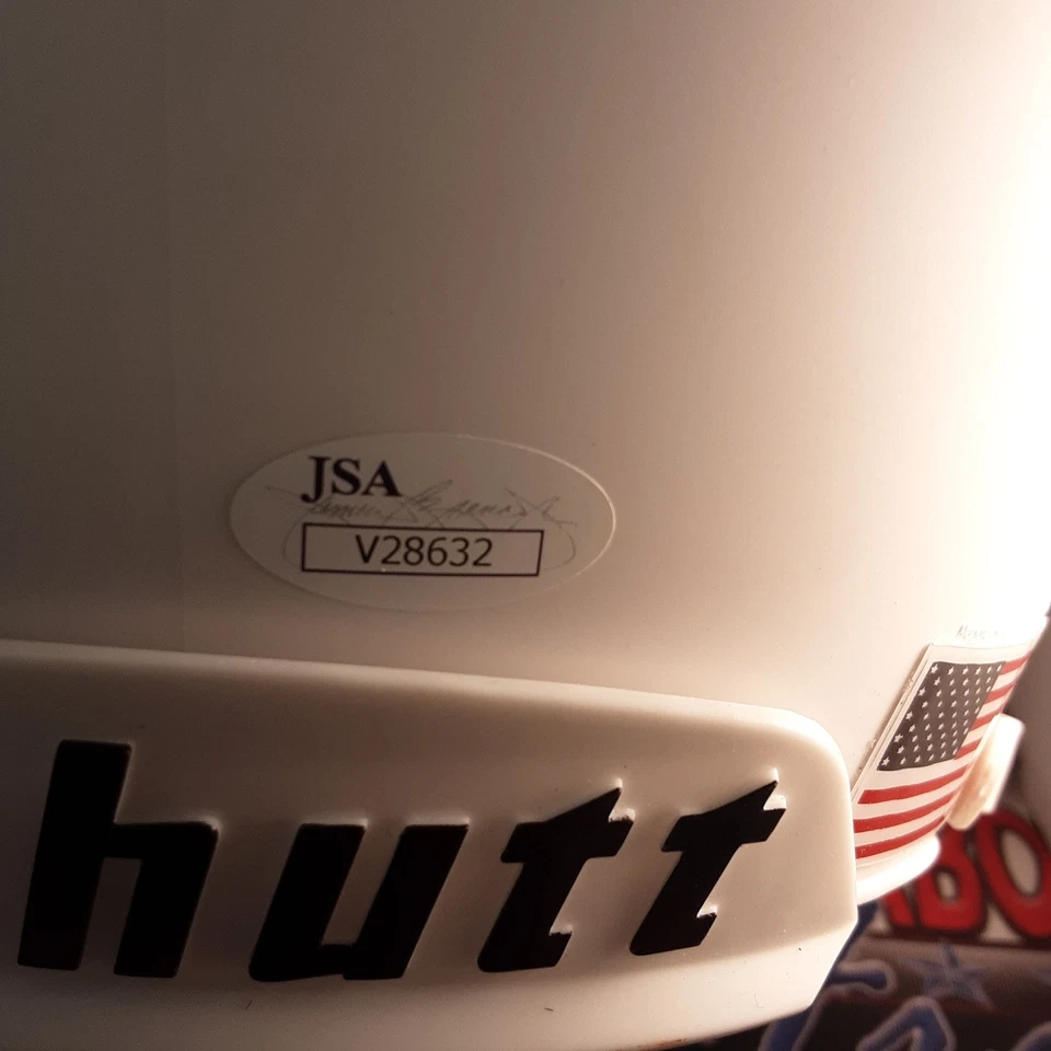 Casco Aqib Talib Auténtico Firmado Autografiado Tamaño Completo Réplica JSA- Foto 4 de 4