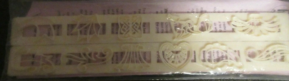 Decorative Design Cutters for Fondant Gum Sugar Paste Art Swag Scroll Heart Leaf - Image 2 of 4