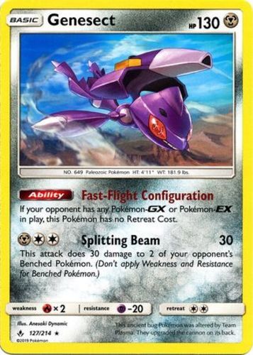 Pokemon Genesect - 127/214 - Rare NM-Mint Unbroken Bonds