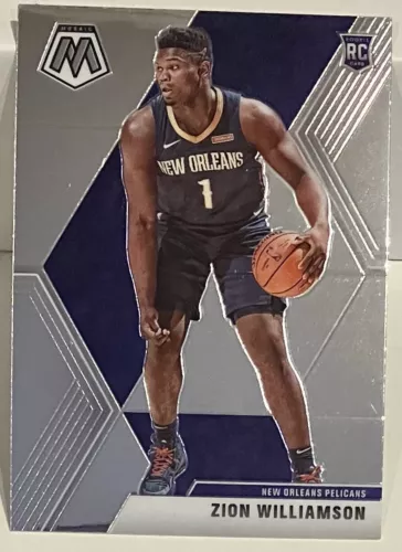 2019-20 PANINI MOSAIC ZION WILLIAMSON Rookie RC PELICANS #209