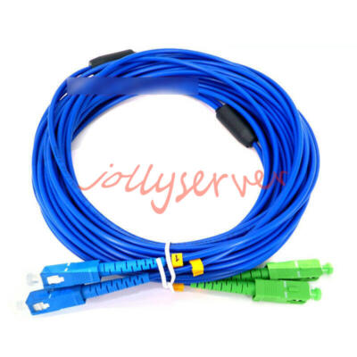100M Armored Cable SC/UPC-SC/APC SingleMode 9/125 Duplex Fiber Optic Patch Cord
