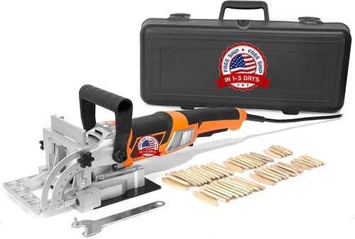 kit de ensamblaje de placas de galletas de madera con 50 piezas herramientas - Foto 1 di 8
