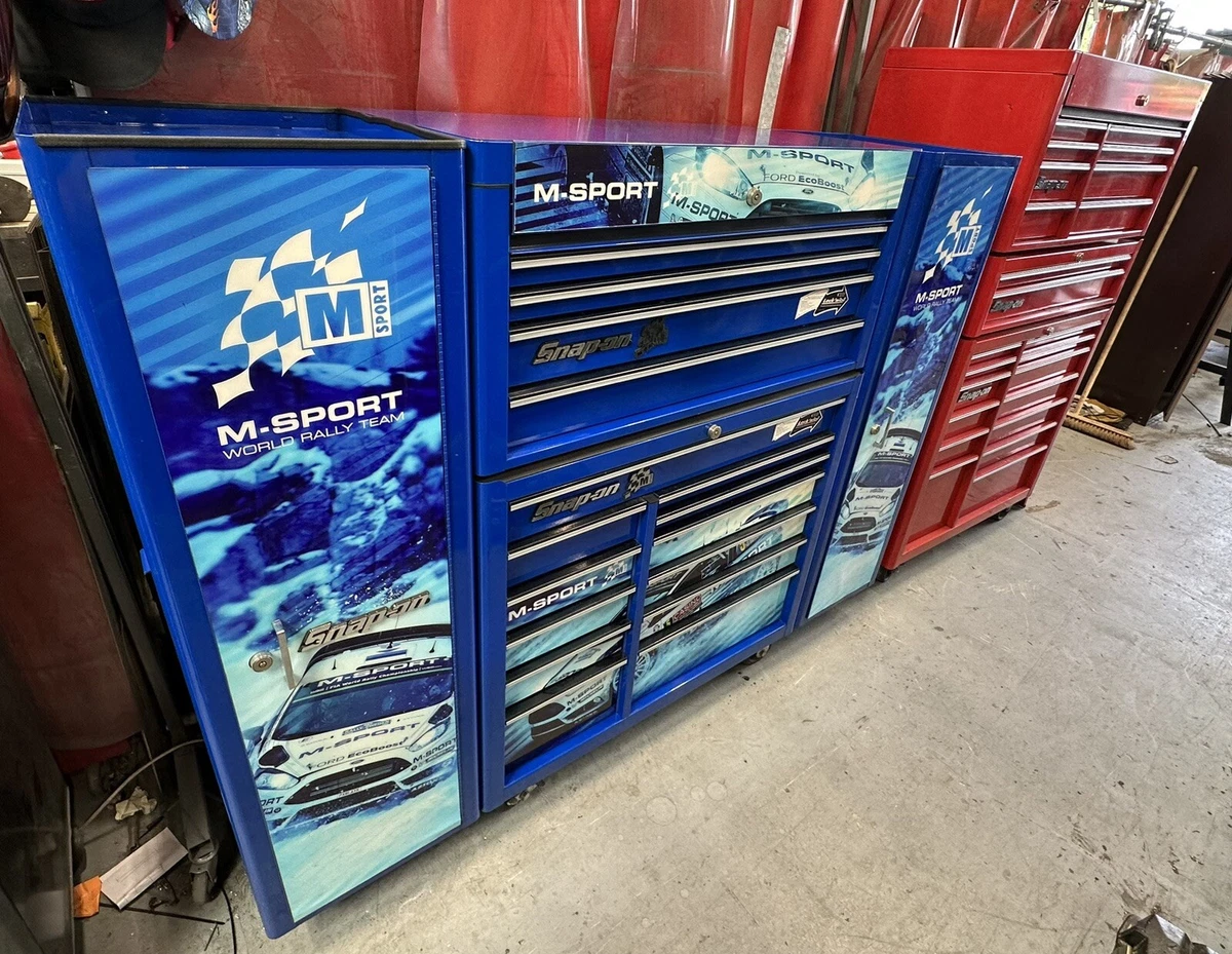 Snap On Tool Box 40 inch setup. Roll Cab. Side Lockers. M Sport