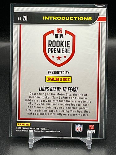 Detroit Lions *Choose Your Football Cards* Rookies Autos Relic (Updated 3/25) - Picture 275 of 275