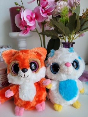 YooHoo & Friends Plüschtiere Roter Fuchs und weißer Tiger | Glubschi Kuscheltier