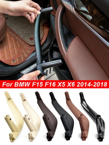 3Pcs/set Car Inner Doors Handle Pull Trim Cover For BMW X5 X6 F15 F16 2014-2018 - Picture 12 of 27