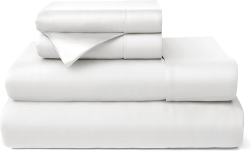 100% Rayon Derived from Bamboo Bed Sheet Set - Cooling, Breathable, Silky Soft 4