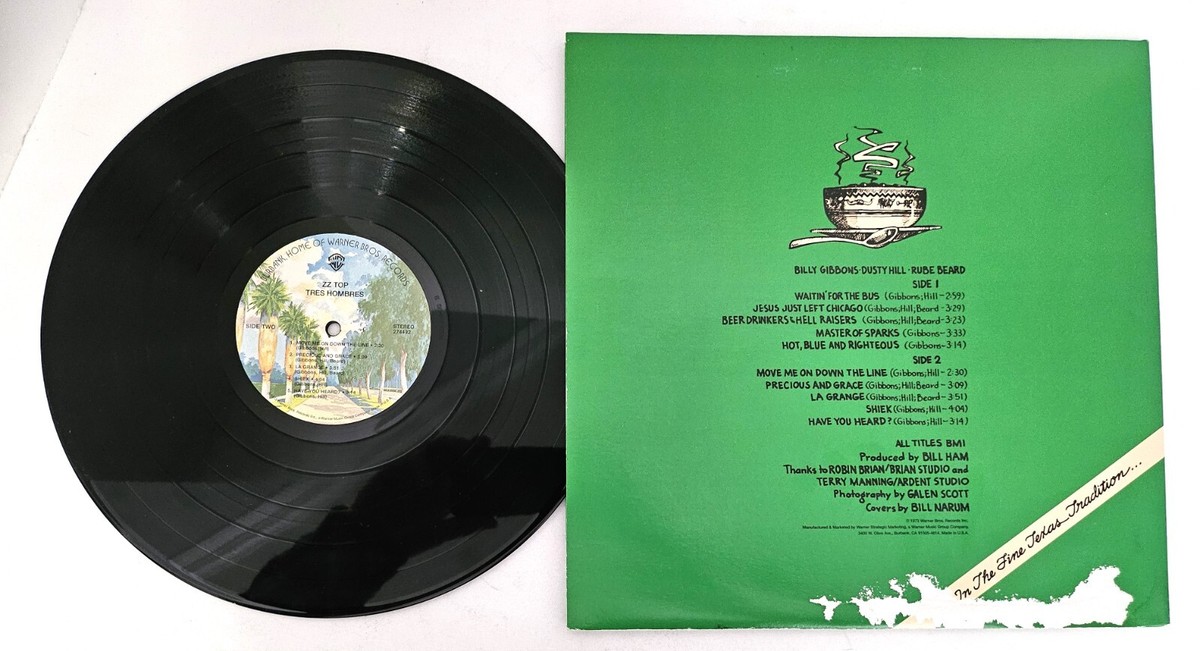 ZZ Top – Tres Hombres Vinyl (1973) 2020 Warner Bros. 274492 180g