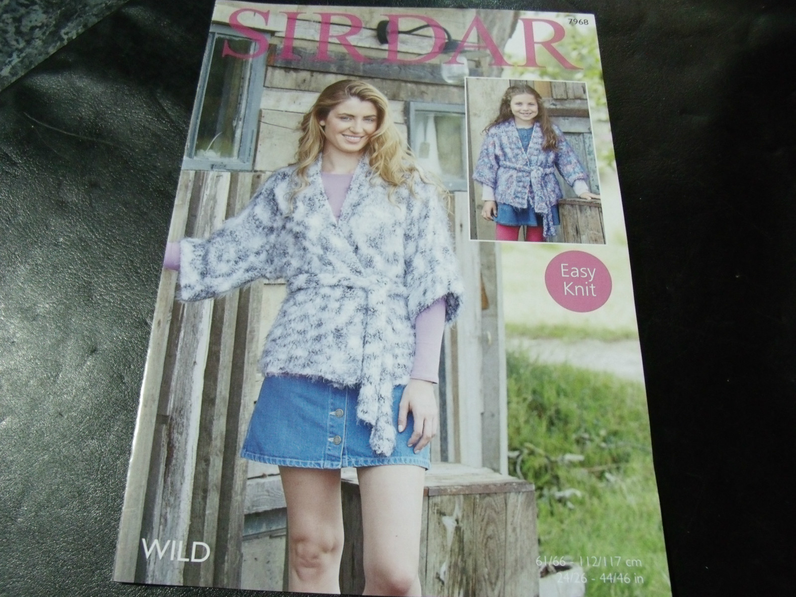 Sirdar Super Chunky Knitting Pattern 7968 Easy Knit Ladies and Girls Kimono