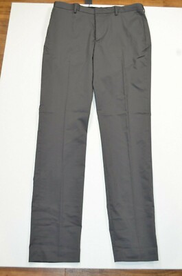 NWT J.Crew Destination Pants Tech Twill Sz 34 x 36 Gray Grey Slim Tapered 