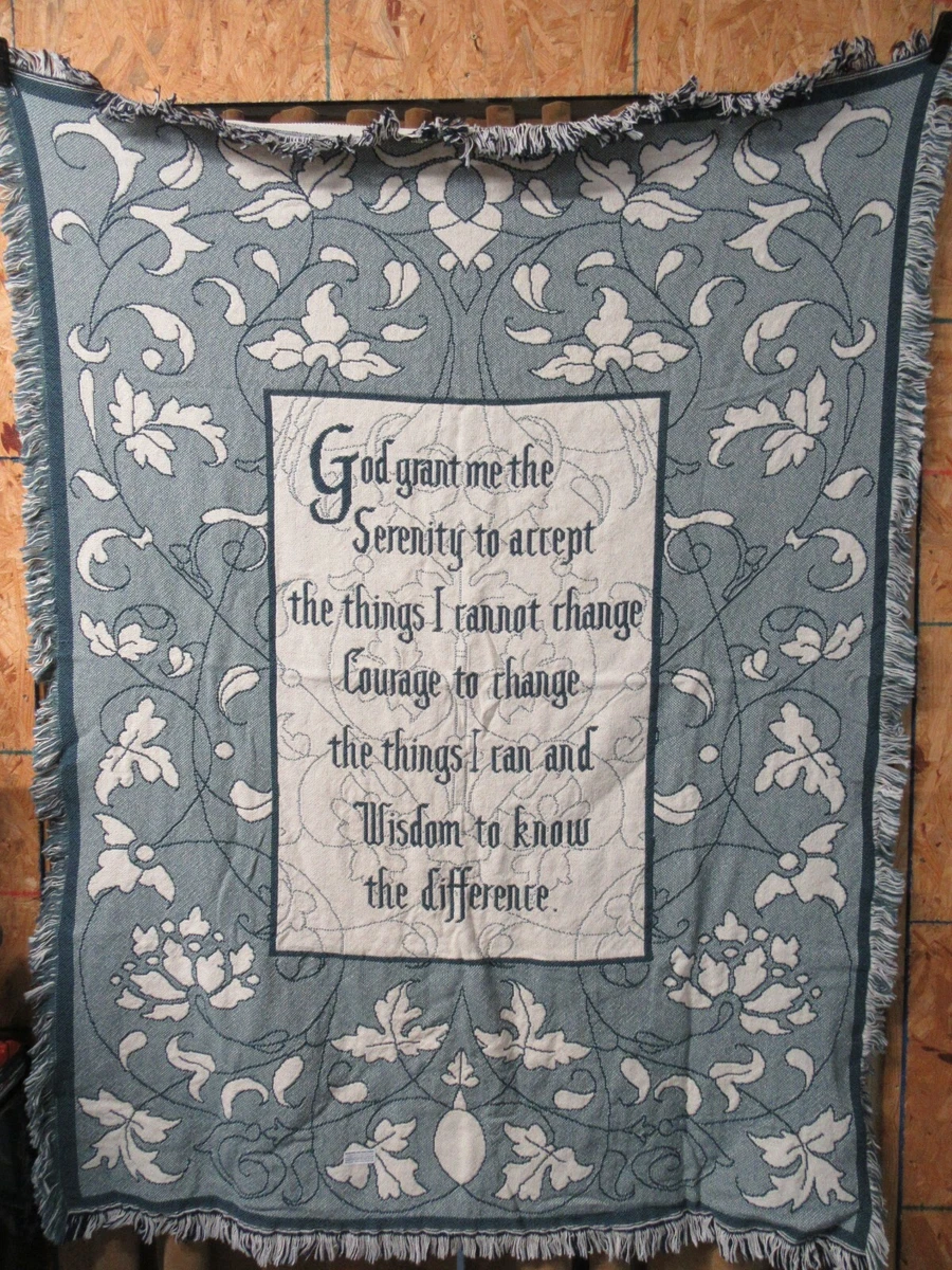 Pure Country Weavers Serenity Prayer Blanket 1053-a Tapestry Throw