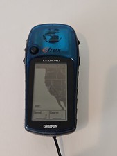 Garmin eTrex Legend Handheld GPS Navigator, Blue LCD Display Waterproof Hiking