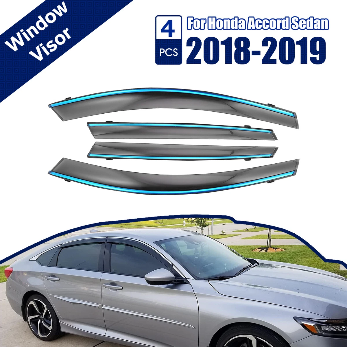 2018 honda accord oem window visors online