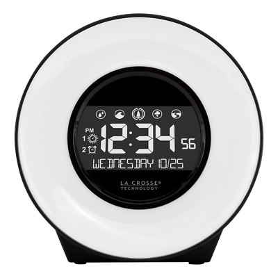 C85135 La Crosse Technology Mood Light & Nature Sound Alarm Clock - Open Box