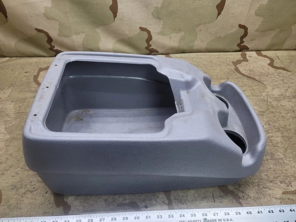 1994 1995 1996 Ford F-150 F-250 F-350 Opal GREY Center Console OEM Bronco  - Image 2 of 4