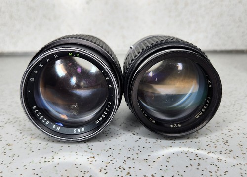 Vivitar 135mm f/2.8 & Minolta 135mm f/2.8 Promaster Camera Lenses for Pentax - Picture 2 of 7