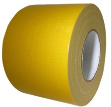 T.R.U. Industrial Duct Tape. Waterproof UV Resistant Ochre 4 in X 60 Yd.