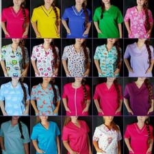 Kasack bunt mit Motiv aus Baumwolle