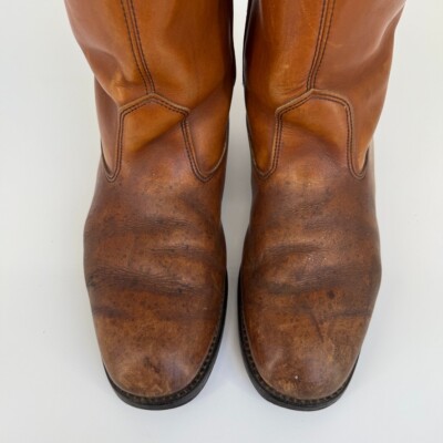 Vtg Field And Stream Boots Mens 9.5 C Insulated Leather USA Made Work Zip Brown Vtg Field And Stream Boots Mens 9.5 C Insulated Leather USA  main image 2