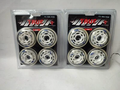 Kryptonics 8 Stück True Pure Hockey Skating Rollen 72 mm 82 A clear K2 ,Roces