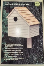 1991 Vintage SaltBox BirdHouse Kit Model No. 101 Made In USA