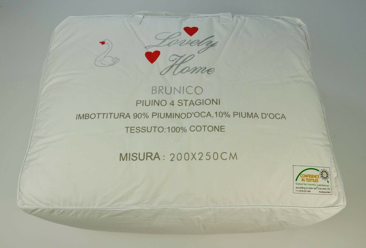 Brunico stagioni Piumino d'oca varie misure