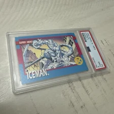 1992 X-MEN SERIES 1 Iceman #4 PSA GRADED 9MINT