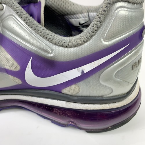 Nike Air Max 487679-015 White Purple Gray Silver Shoes FITSOLE 2 Wm Sz 7.5 - Picture 8 of 12