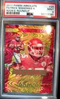 2017 PANINI ABSOLUTE PATRICK MAHOMES SWIRLORAMA SSP ROOKIE ROUNDUP PSA  9 RARE