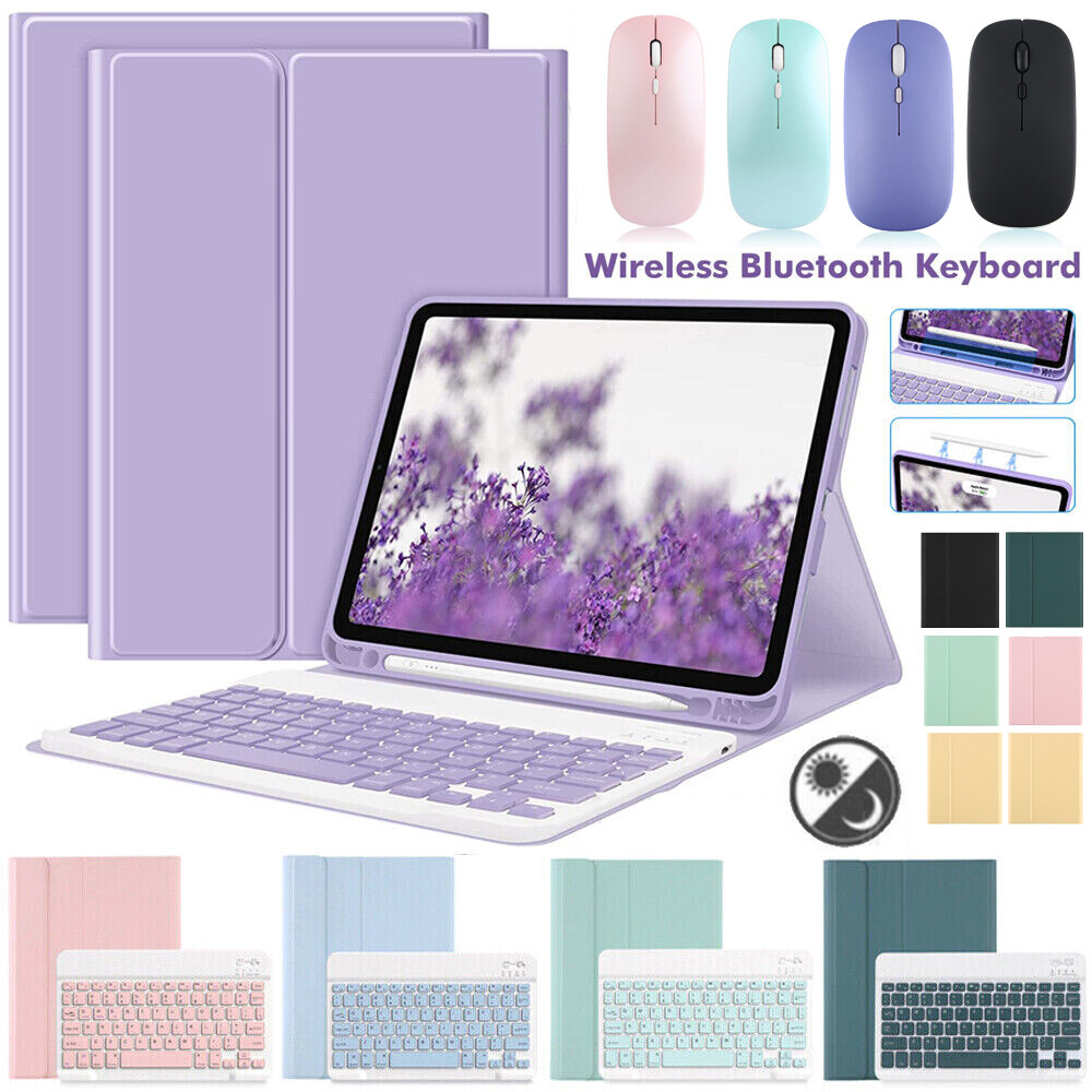 Bluetooth Keyboard Case with Mouse For iPad 11th/10/9/8/7/6 Gen