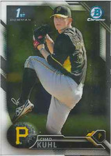 Chad Kuhl 2016 Bowman Chrome rookie RC card BCP154