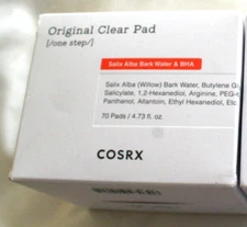 COSRX One Step Original Clear Pad 70 Pads /4.73 fl.oz Exp. 06-21-2026 New box