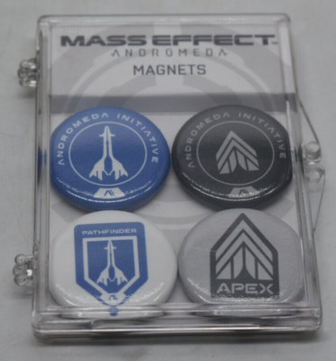 Dark Horse Mass Effect Andromeda Magnets (4 Pack) New w/Case Dark Horse VHTF