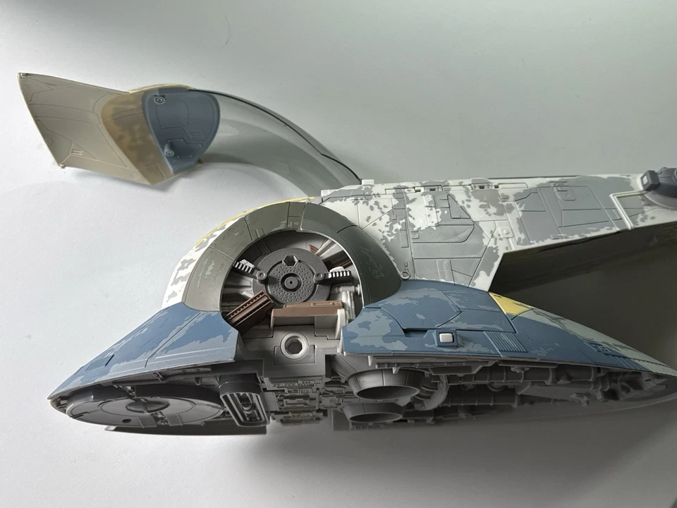 Star Wars Micro Galaxy Squadron Slaver 1 Boba Fett Starship Foto 3 de 4