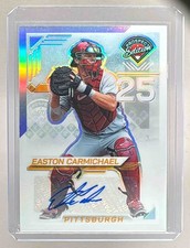 Easton Carmichael 2025 Panini Prospect Edition #159 Silver Holo Ticket Auto