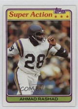 1981 Topps Super Action Ahmad Rashad #457 12h3
