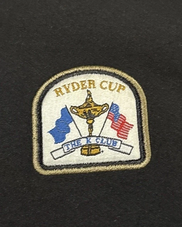 Ahead Authentics Golf Pullover Mens L Black Ryder Cup The K Club Windbreaker - Image 3 of 4
