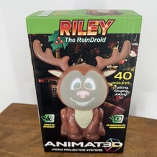 Cinemates Riley The ReinDroid Animated Reindeer Talking, Singing, Joking-NEW