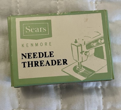 #ad Vintage Original Sears Kenmore Sewing Machine 6864 Needle Threader With Box $15.99