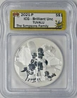 2021-P Tuvalu 1oz .9999 Silver The Simpsons Family - ICG BU - ✪COINGIANTS✪