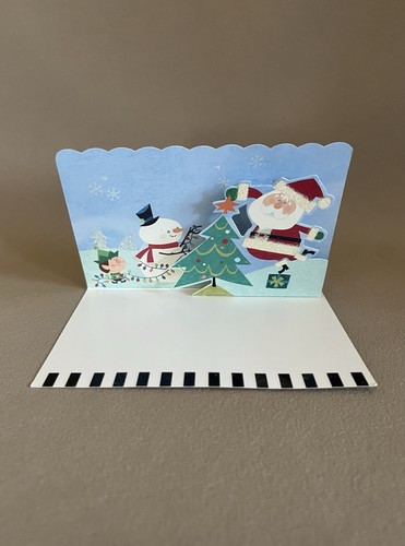Pop-Up Christmas Glittered Note Card & Envelope By Tres Panache~5” X 3 1/4”, New - Picture 5 of 7