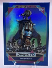 2025 Topps Disneyland 70th Observatron #59 BLUE FOIL /99