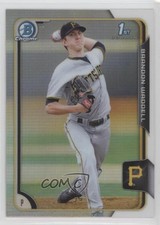 2015 Bowman Draft Chrome Refractor Brandon Waddell #77 6u5