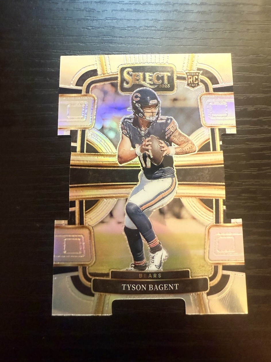 2023 Select Prizm Silver Die Cut #18 Tyson Bagent